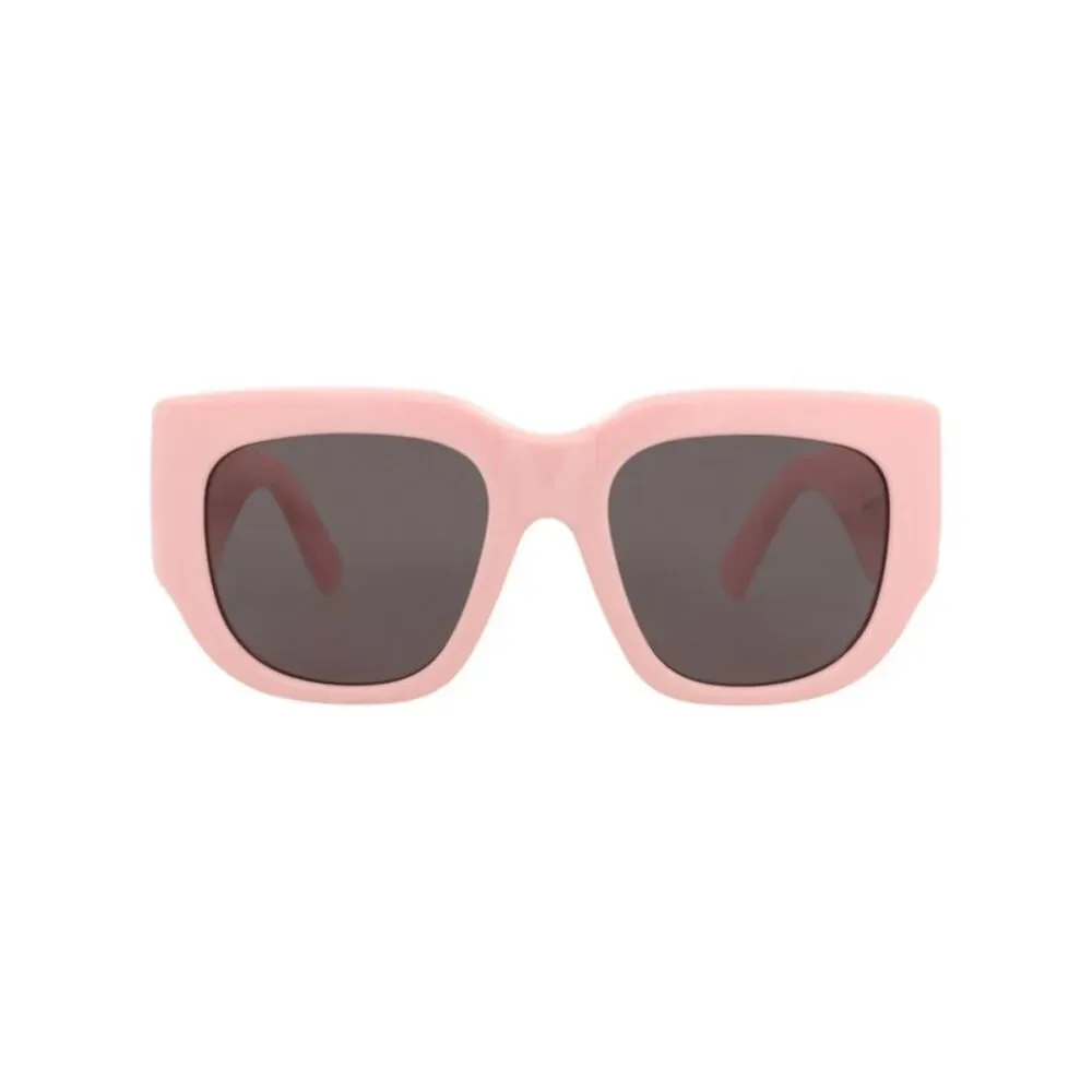 Gucci Square-Frame Injection Sunglasses Pink Womens
